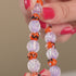 Moonlit Harvest | Firework Glass Pumpkin Bracelet